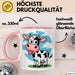Kuh Liebhaber Tasse Geschenkidee Bauernhoftier Fan Lustiger Geschenkidee Lustig Rosa Trendation