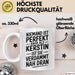 Kerstin Tasse Geschenk Niemand Ist Perfekt Kerstin Verdammt Nah Dran Geschenkidee Weiß Trendation