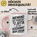 Jutta Tasse Geschenk Niemand Ist Perfekt Jutta Verdammt Nah Dran Geschenkidee Rosa Trendation