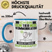 Tierkommunikator Tasse Geschenk für Tierkommunikator Geburtstag Lustiger Spruch Kaffee-Becher Was Ist Deine Superkraft Blau Trendation