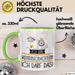 Geschenk für Wildtierbeobachterin Tasse Lustige Geschenkidee Geburtstag Ich Bin Wildtierbeobachterin Ich Darf Das Grün Trendation