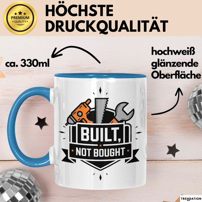 DIY Fan Tasse Geschenk Lustige Geschenkidee Spruch Für Heimprojekt Liebhaber Blau Trendation