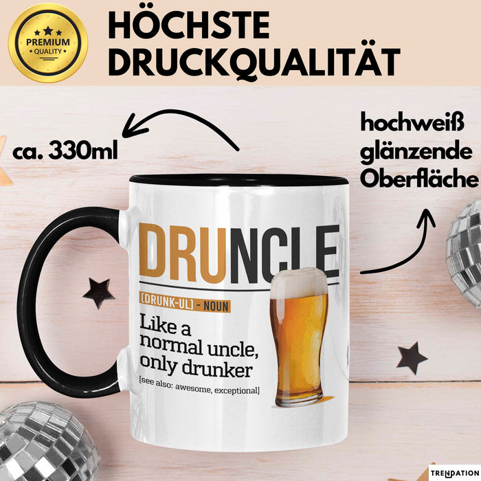 Onkel Sarkastisch Sarkasmus Tasse Geschenk Lustige Geschenkidee Spruch Druncle Definition Trendation