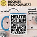 Sarkasmus Sarkastisch Tasse Geschenk Lustige Geschenkidee Heute Ist Ein Wunderbarer Tag um mich in ruhe zu lassen Blau Trendation