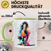 Pferde Tierliebhaber Tasse Geschenk Lustige Geschenkidee Spruch Grün Trendation