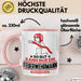 Feuerwehrmann Geschenk Tasse So Gut Kann Nur Ein Feuerwehrmann Aussehen Geschenkidee Kaffee-Becher Rosa Trendation