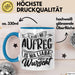 Bayern Tasse Geschenk Lustige Bayrische Sprüche Bayern Dialekt Kaffee-Becher Blau Trendation