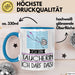 Geschenk für Taucherin Tasse Lustige Geschenkidee Geburtstag Ich Bin Taucherin Ich Darf Das Blau Trendation