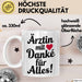 Arzt Tasse Geschenk Lustige Geschenkidee Spruch Ärztin Mit Danke Für Alles Weiß Trendation