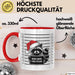 Waschbär Tasse Geschenk Dear Santa I Can Explain Geschenkidee Weihnachten Xmas Becher Rot Trendation