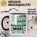 Model Geschenk Tasse Lustiger Spruch Erheben Sie Sich Der Model Betritt den Raum Schwarz Trendation