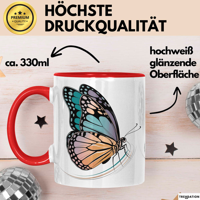 Lebensexperte Tasse Geschenkidee Persönlichkeitsentwickler Rot Trendation