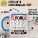 Yogi Tasse Geschenk für Yogi Der Mann Der Alles Kann Geschenkidee zum Geburtstag Blau Trendation