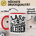 Schwarzer Humor Kaffeetasse Lass Uns Fremde Bleiben Tasse Geschenk Kollegen Sarkasmus Ironie Geschenkidee für Männer Frauen Kaffee-Becher Rot Trendation