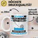 Schwimmsportler Tasse Geschenk für Schwimmsportler Geburtstag Lustiger Spruch Kaffee-Becher Was Ist Deine Superkraft Weiß Trendation