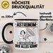 Astronom Tasse Geschenk für Astronom Der Mann Der Alles Kann Geschenkidee zum Geburtstag Schwarz Trendation