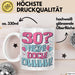 30er Geburtstag Geschenk Männer Frauen 30 Nein Doch Ohhhh Lustiger Spruch Geschenkidee Kaffee-Becher Weiß Trendation