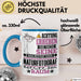 Naturfotograf Geschenk Tasse Lustiger Spruch Erheben Sie Sich Der Naturfotograf Betritt den Raum Blau Trendation