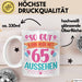 65er Geburtstag Tasse Geschenk Frauen So Gut Kann Man Mit 65 Aussehen Geschenkidee Geburtstag Weiß Trendation