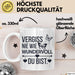 Motivation Tasse Geschenk Vergiss Nie Wie Wundervoll Du Bist Geschenkidee Weiß Trendation