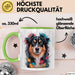 Appenzeller Sennenhund Hund Tasse Geschenk Lustige Geschenkidee Spruch Grün Trendation