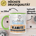 Kanute Geschenk Tasse Ich Bin Kanute Aber Sag Doch Einfach Superheld Lustige Geschenkdiee für Kanute Kaffee-Becher Grün Trendation
