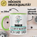 Geschenk für Country-Musikerin Tasse Lustige Geschenkidee Geburtstag Ich Bin Country-Musikerin Ich Darf Das Grün Trendation