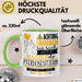 Pferdebesitzerin Tasse Geschenk Lustiger Spruch Bitte Erheben Sie Sich Seine Majestät Die Pferdebesitzerin Betritt Den Raum Grün Trendation
