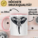 Elefant Tier Tasse Geschenk Lustige Geschenkidee Spruch Rosa Trendation