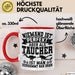 Taucher Tasse Geschenk Becher Niemand Ist Perfekt Aber Als Taucher Ist Man Nah Dran Rot Trendation