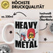 Punk Rock Metal Chemiker Tasse Geschenk Lustiger Spruch Musiker Wissenschaft Weiß Trendation