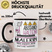 Malerin Tasse Geschenk Lustig Abstand Halten Hochleistungs-Malerin Mit Drang Zur Perfektion Bei Der Arbeit Trendation