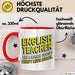 Englischlehrer Unterricht Tasse Geschenk Lustige Geschenkidee Spruch Englisch Lehrer Wie Ein Normaler Lehrer Nur Viel Cooler Rot Trendation
