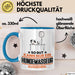 Hundemasseur Geschenk Tasse So Gut Kann Nur Ein Hundemasseur Aussehen Geschenkidee Kaffee-Becher Blau Trendation