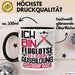 Fluglotse Ausbildung Tasse Geschenk Ich Bin Fluglotse In Der Ausbildung Ich Darf Das Geschenkidee Spruch Schwarz Trendation