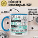 Tierkunst-Malerin Geschenk Becher Tasse Gott Schuf Alle Menschen Gleich Nur Die Besten Durfeten Tierkunst-Malerin Werden Geschenkidee Lustig Blau Trendation