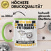 Wildtierfotograf Tasse Geschenk für Wildtierfotograf Geburtstag Lustiger Spruch Kaffee-Becher Was Ist Deine Superkraft Grün Trendation