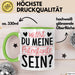 Willst du Meine Patentante Sein Verkündung Tasse Geschenkidee Spruch Beste Patentante Kaffee-Becher Grün Trendation