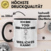 Yogi Geschenk Tasse Lustiger Spruch Ich Bin Yogi Warum Weil Ich Es Kann Geschenkidee Bester Yogi Geburtstag Kaffee-Becher Trendation