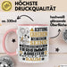 Tierheimmitarbeiter Geschenk Tasse Lustiger Spruch Erheben Sie Sich Der Tierheimmitarbeiter Betritt den Raum Rosa Trendation