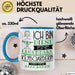 Keyboarderin Tasse Geschenk Ich Bin Diese Eine Legendäre Keyboarderin Von Der Alle Reden Geschenkidee Geburtstag Weihnachten Blau Trendation