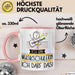 Geschenk für Musikschülerin Tasse Lustige Geschenkidee Geburtstag Ich Bin Musikschülerin Ich Darf Das Rosa Trendation