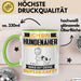 Hundenäher Tasse Geschenk für Hundenäher Geburtstag Lustiger Spruch Kaffee-Becher Was Ist Deine Superkraft Grün Trendation