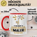 Maler Geschenk Tasse So Gut Kann Nur Ein Maler Aussehen Geschenkidee Kaffee-Becher Rot Trendation