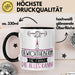 Gewichtheberin Geschenk Tasse Becher Die Frau Die Allen Kann Geschenkidee für eine Gewichtheberin Lustig Schwarz Trendation
