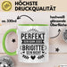 Brigitte Tasse Geschenk Perfekt Sein Kann Jeder Geschenkidee Geburtstag Grün Trendation