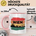 Österreich Wien Wienerisch Tasse Geschenk Lustige Geschenkidee Spruch Rosa Trendation