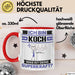 Koch Tasse Geschenk für Koch Geburtstag Lustiger Spruch Kaffee-Becher Was Ist Deine Superkraft Rot Trendation
