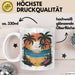 Sommerzeit Tasse Geschenkidee für Sonnenliebhaber Weiß Trendation