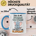 Elefant Tier Tasse Geschenk Lustige Geschenkidee Spruch Das Ist Mein Mensch Kostüm Ich Bin Eigentlich Ein Elefant Blau Trendation